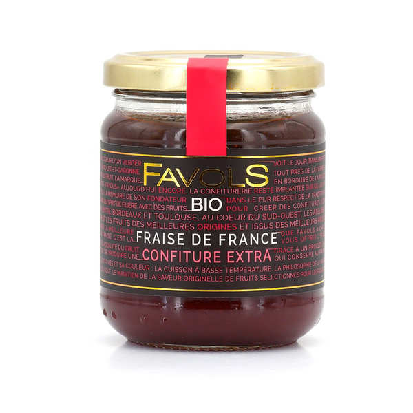 Organic Strawberrie Jam from France Favols