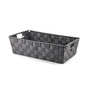 Grey Nylon Basket With Handles
