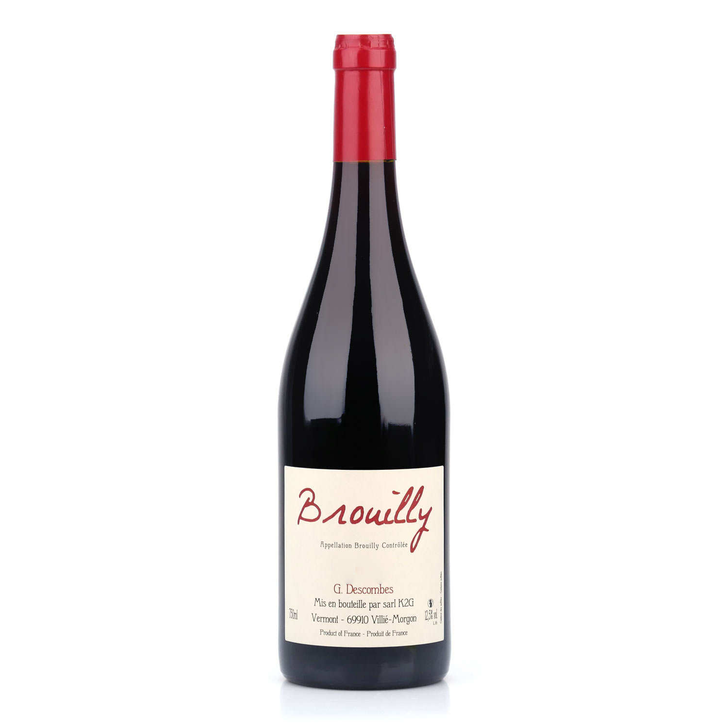Brouilly AOC No Added Sulfites Red Wine from Beaujolais Domaine