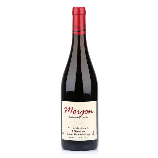 Morgon aoc - vin rouge du beaujolais bio et sans sulfites ajoutés - bouteille 75cl - 2017