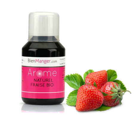 Arôme alimentaire de fraise bio - BienManger Arômes & Colorants