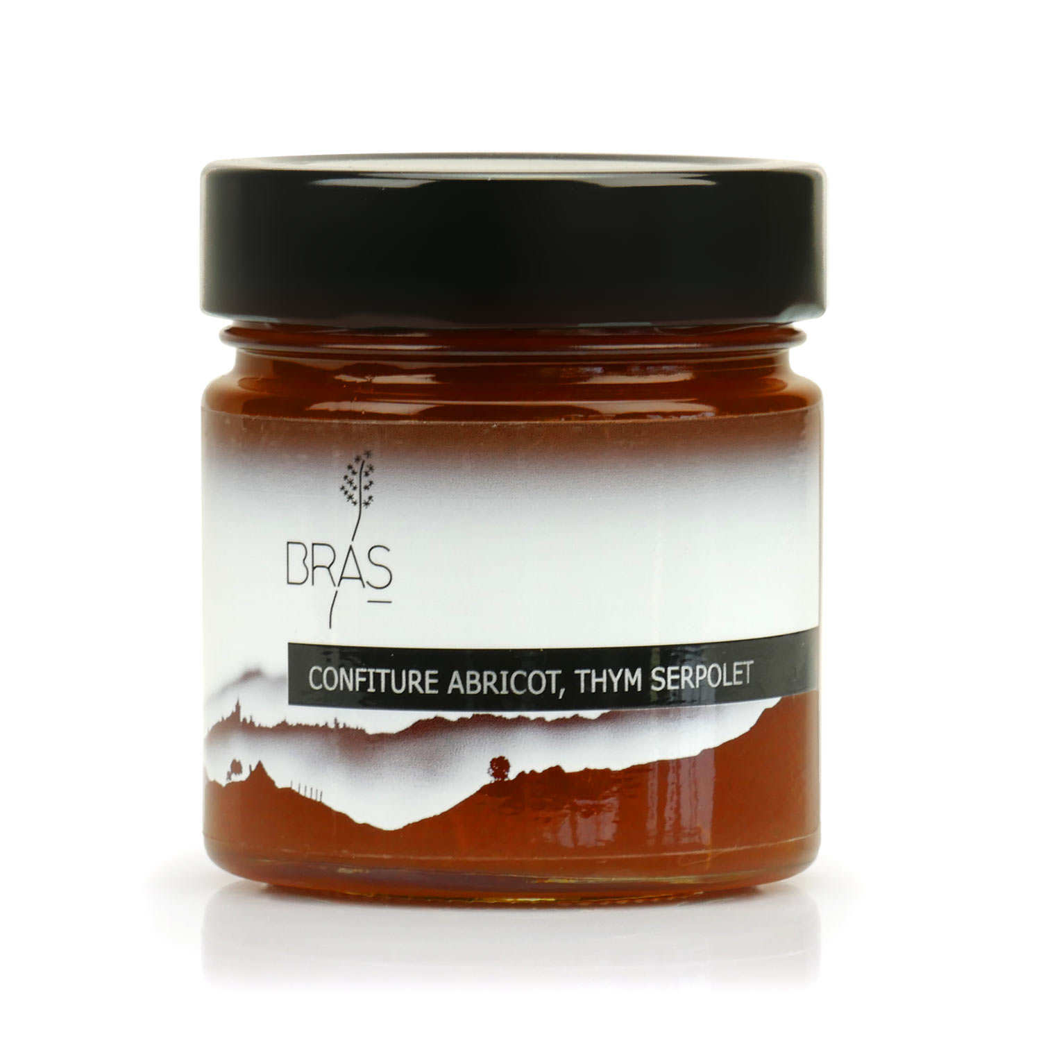 Confiture d'abricot et thym serpolet Maison Bras Bras