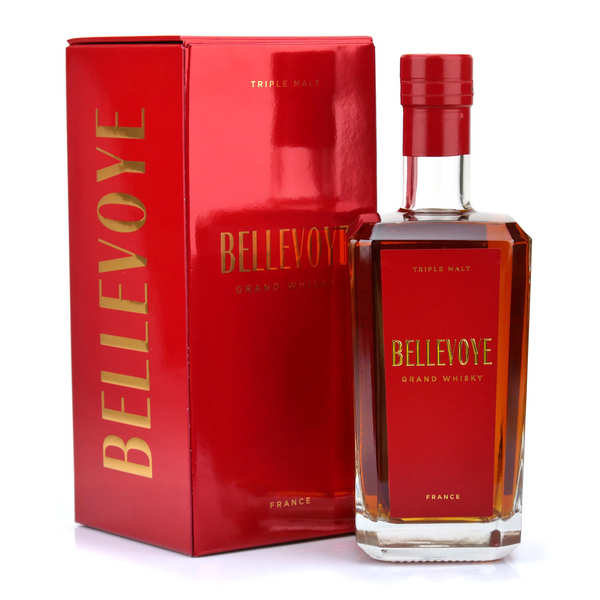 Whisky français Bellevoye rouge 43% - Bellevoye