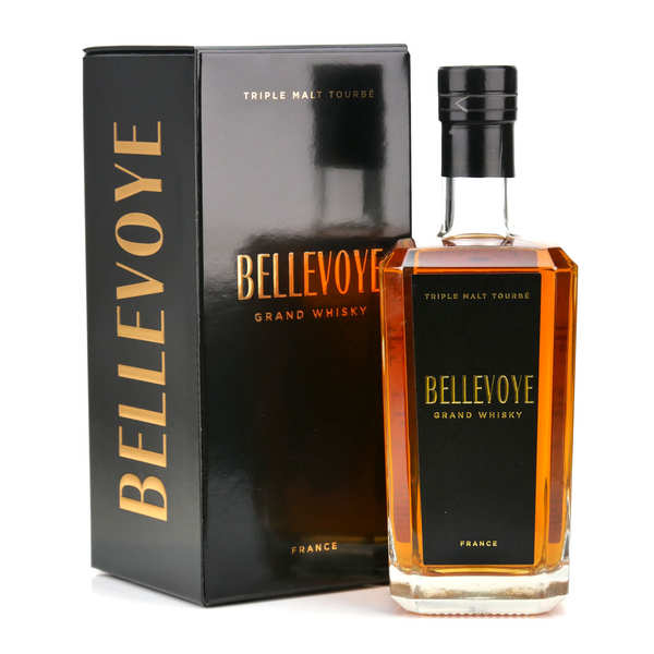Whisky français Bellevoye noir 43% - Bellevoye