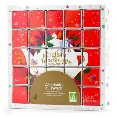 Calendrier de l'avent de thés biologiques Calendrier de l'avent de thés biologiques