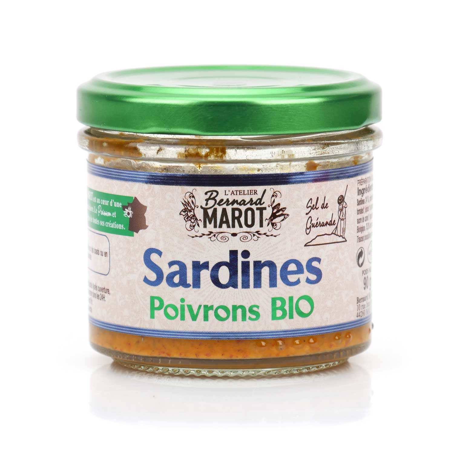 Organic Sardine with Vegetables Spread - Bernard Marot