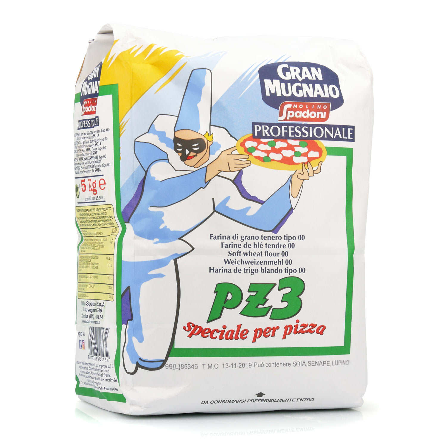 PZ3 Italian flour for pizza tipo 00 W280 Molino Spadoni