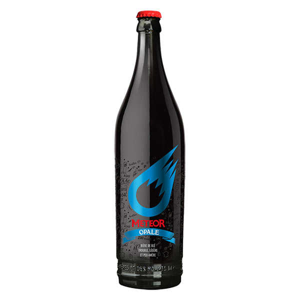 Meteor opale - bière de blé d'alsace 5% - bouteille 75cl