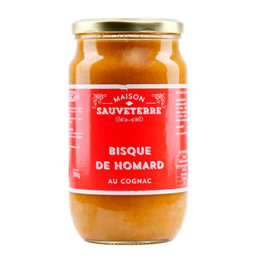Bisque de homard bleu au cognac Maison Sauveterre Bisque de homard bleu au cognac Maison Sauveterre