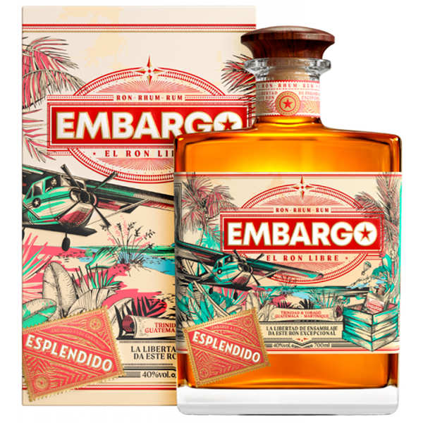 Embargo Anejo Esplendido - Caribbean rum 40% - Les Bienheureux