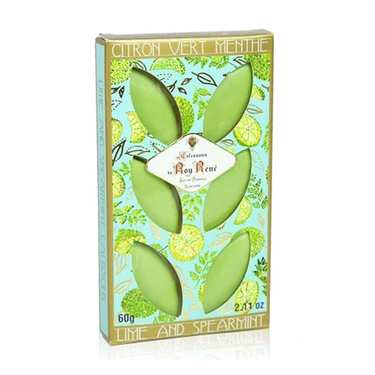 French Calissons d'Aix - Decorated Case Lime and Mint French Calissons d'Aix - Decorated Case Lime and Mint