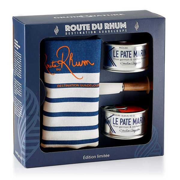 Route du Rhum gift box with paté, knike and cloth - Groix & Nature