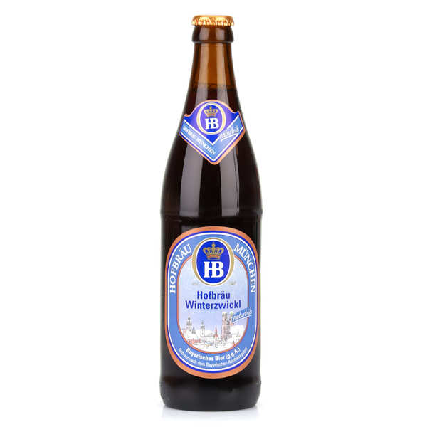 Hofbräu Winterzwickl - Brown beer from Germany- 5.5% - Brasserie ...