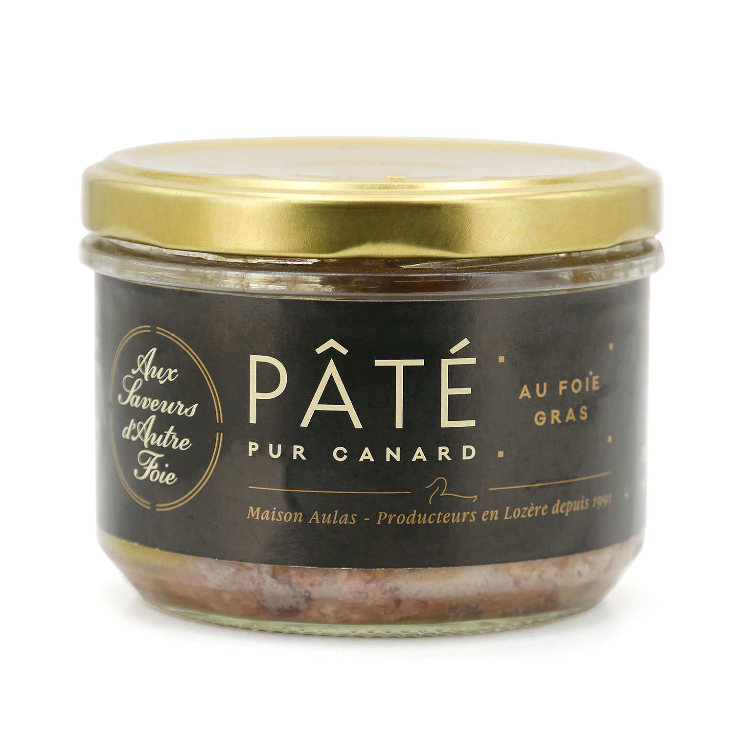 Pure Duck Pâté with Duck Foie Gras Maison Aulas