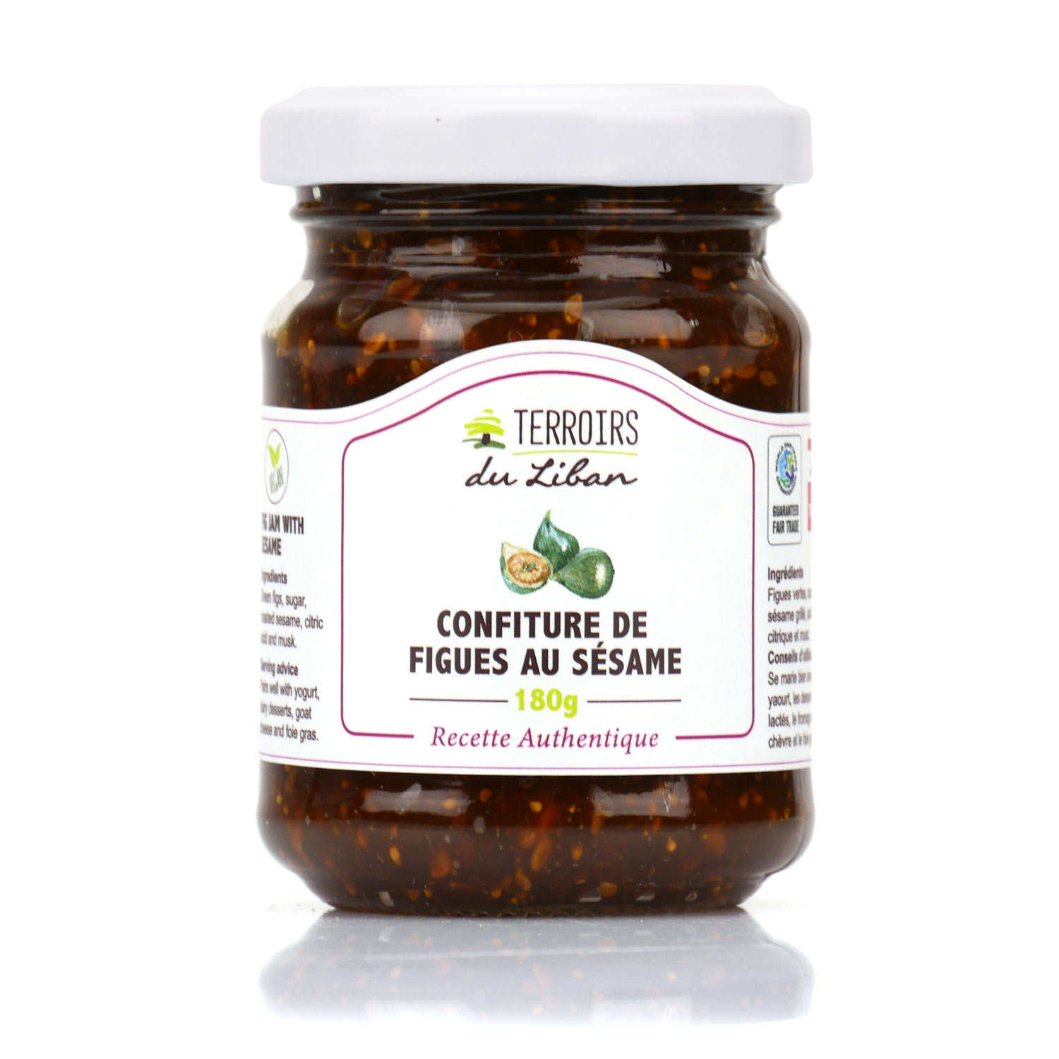Confiture de figues au sésame du Liban Terroirs du Liban