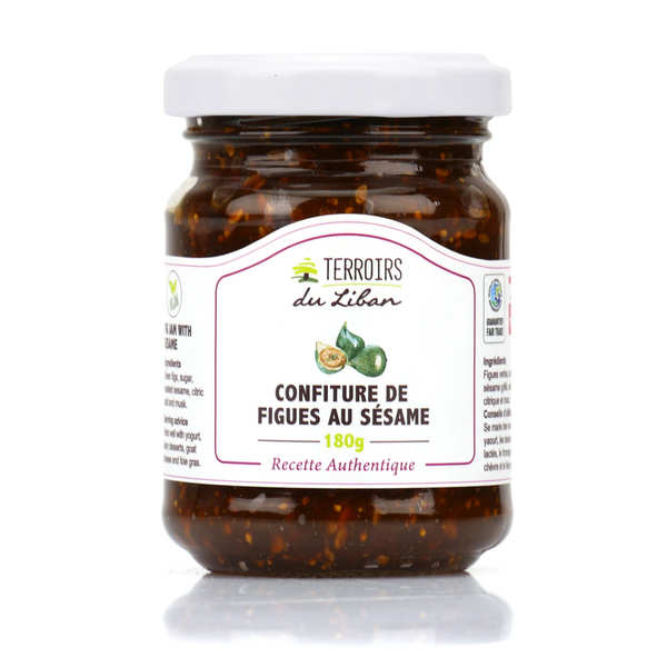 Confiture de figues au sésame du Liban - Pot de 180g