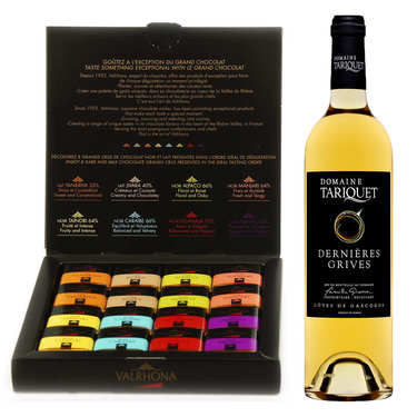 Assortiment Tariquet Dernières Grives et coffret grands crus de chocolat Assortiment Tariquet Dernières Grives et coffret grands crus de chocolat