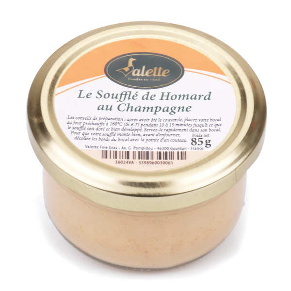 Soufflé au champagne et au homard - verrine 85g