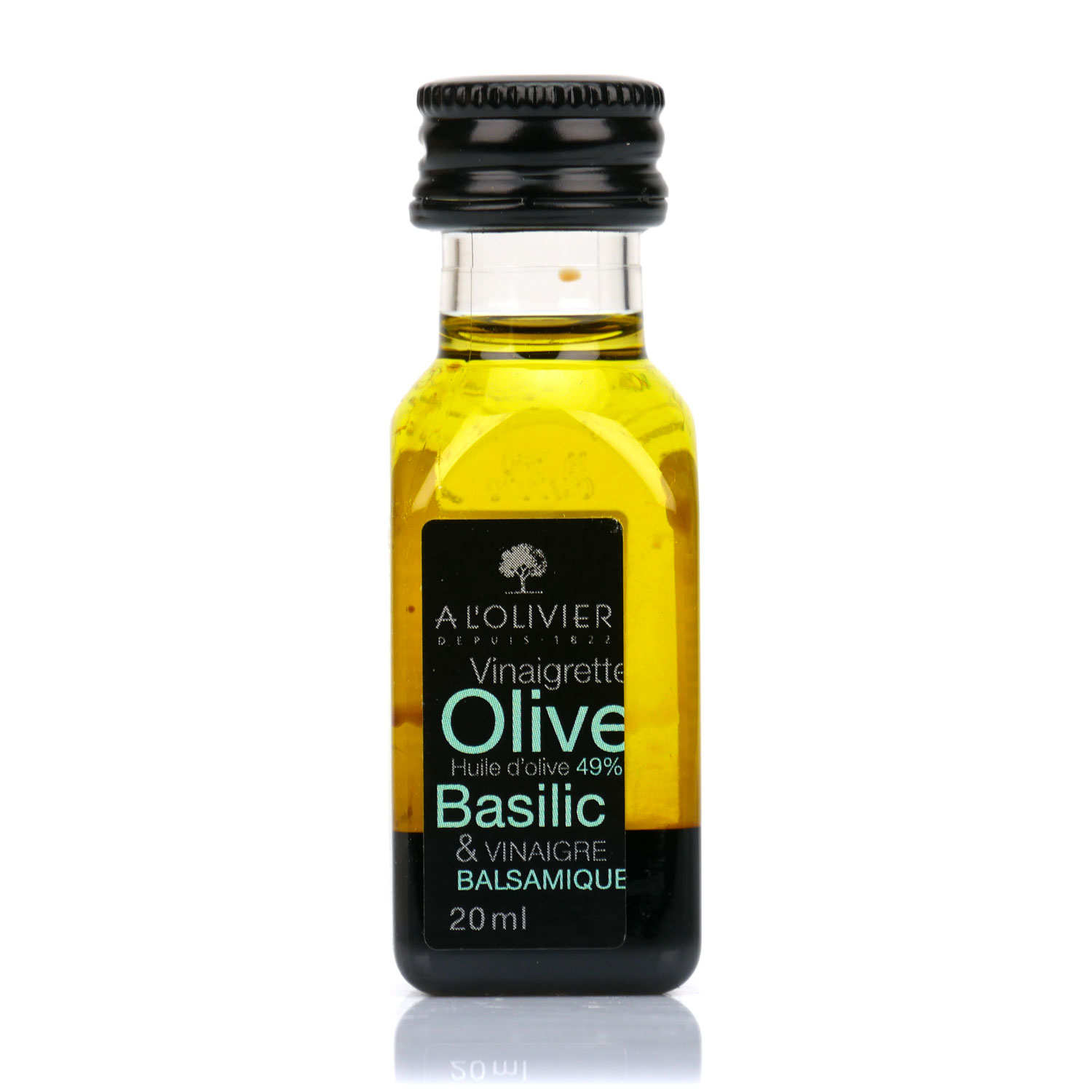 Mini Olive Oil with Basil Vinaigrette A L'Olivier