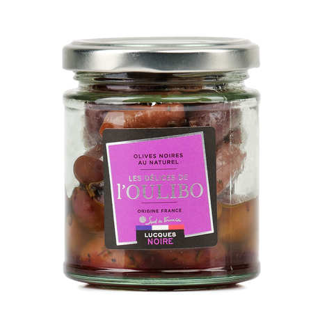 L'Oulibo - Olives noires au naturel - Lucques