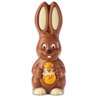 Milk Chocolate Rabbit with a Chick Milk Chocolate Rabbit with a Chick