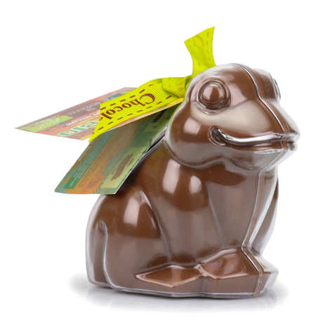 Bimbi Milk Chocolate Frog in reusable mould - Bovetti chocolats