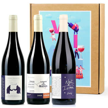 Domaine Breton 3 Wines without sulfites Box Domaine Breton 3 Wines without sulfites Box