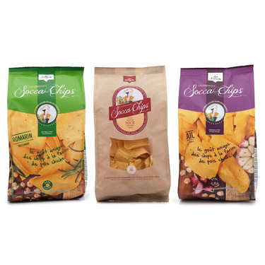 Assortiment découverte chips de pois chiche Assortiment découverte chips de pois chiche
