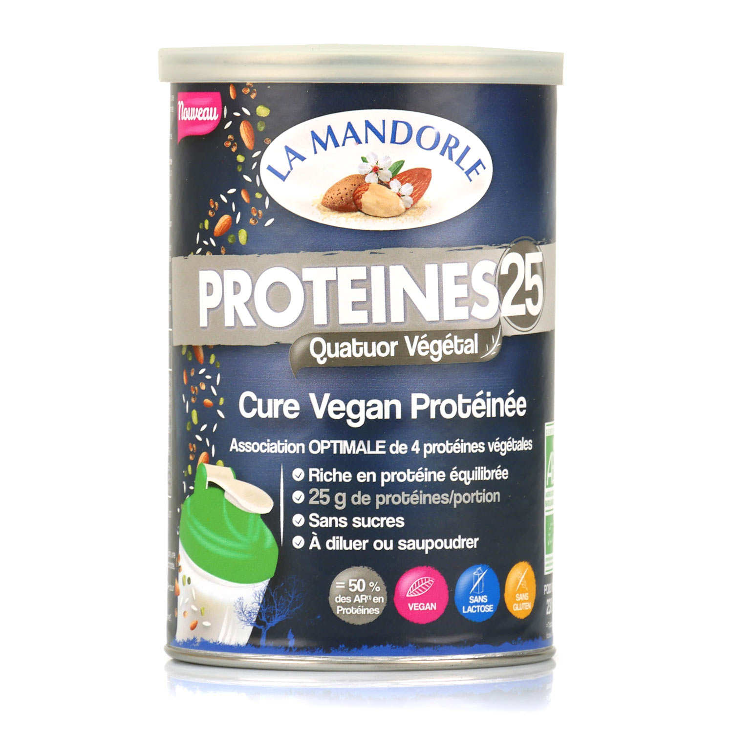 Protéines Cure protéinée en poudre vegan et bio