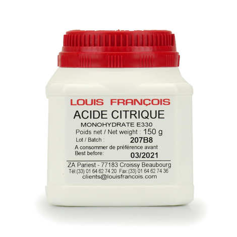 Acide citrique monohydraté E330 en poudre I Acidifiant I Louis