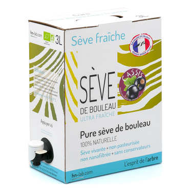 Sève de bouleau fraîche aux bourgeons de Cassis et bouleau bio Sève de bouleau fraîche aux bourgeons de Cassis et bouleau bio