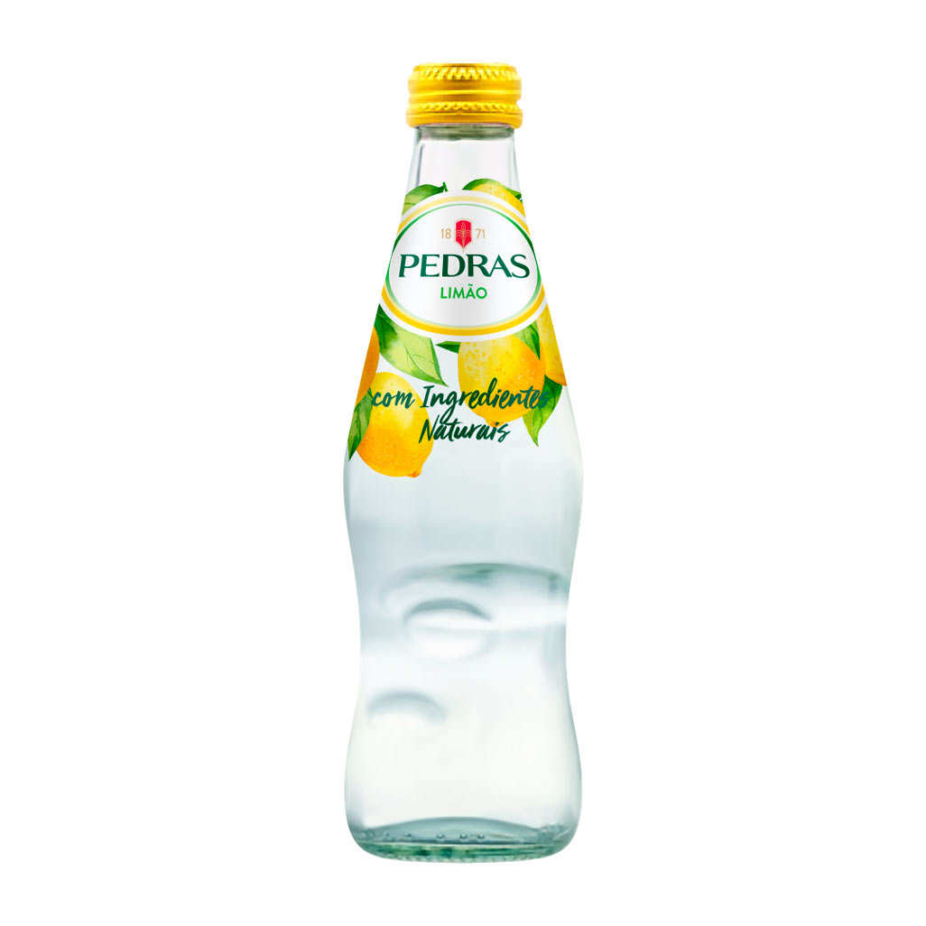 Sparkling Water from Portugal with Lemon Pedras Salgadas