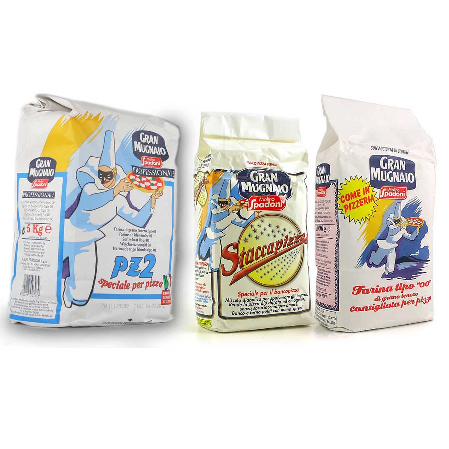 Molino Spadoni Italian flour for pizza assortment Molino Spadoni