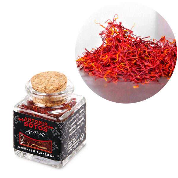 Safran de La Mancha AOP en pistils - Verrine de 1g