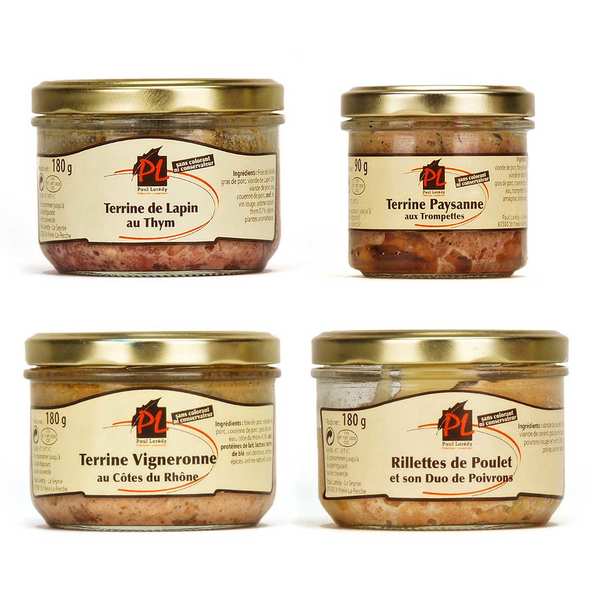 Assortiment de terrines Paul Laredy Paul Laredy