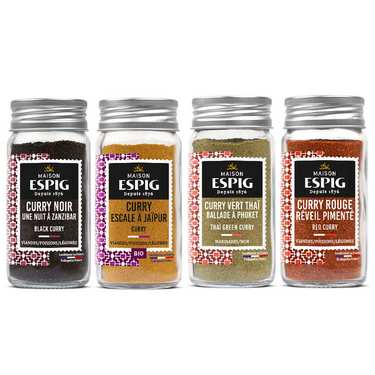 Assortiment autour du curry Maison Espig Assortiment autour du curry Maison Espig