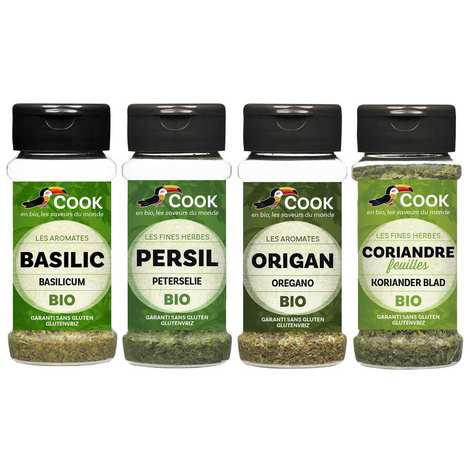 Assortiment d'herbes aromatiques incontournables bio Cook - Cook - Herbier  de France