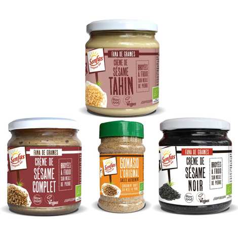 Senfas -- Crème de sésame complet bio - 700 g