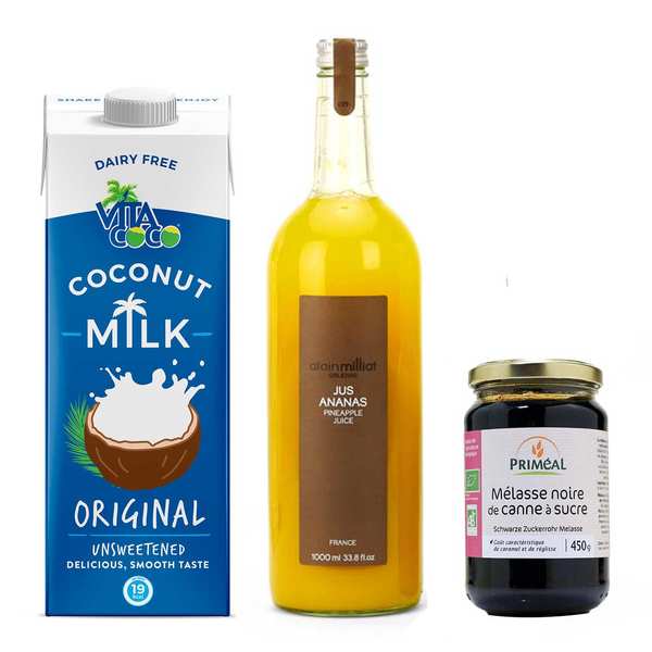 Pina Colada alcoholfree cocktail assortment