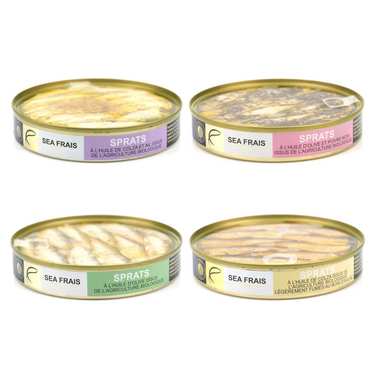 Assortiment découverte sprats bio Assortiment découverte sprats bio