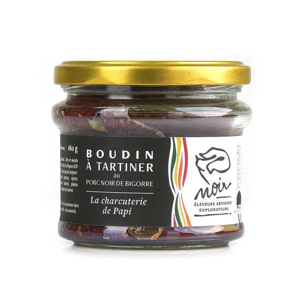 Boudin de porc noir de Bigorre AOP - Pot de 180g