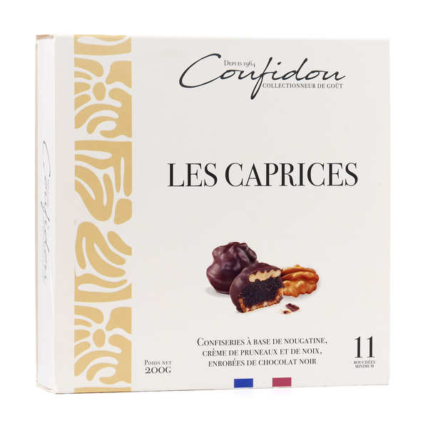 洋書 CAPRICES DE CHOCOLAT Les Caprices de Coufidou - Nougatine, prune cream, dark chocolate