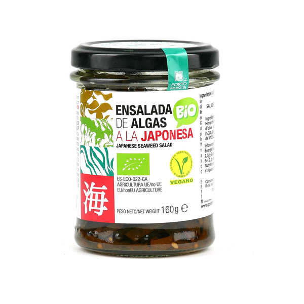 Tartare d'algues à la japonaise bio - verrine180g, 150g égoutté
