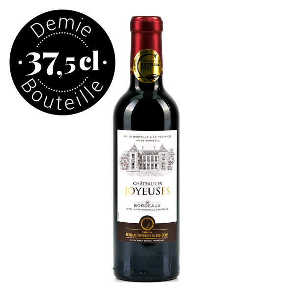 bordeaux rouge demi-bouteille - 2015 - bouteille 37.5cl