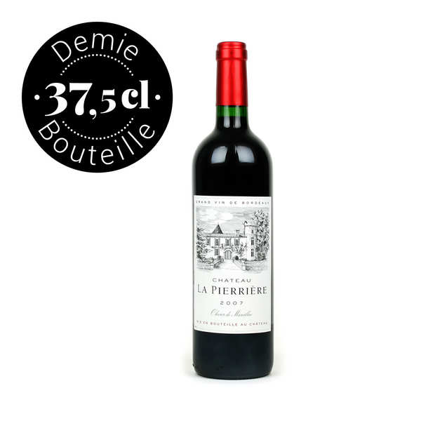 Château La Pierrière - Côtes de Castillon vin rouge Demi-Bouteille