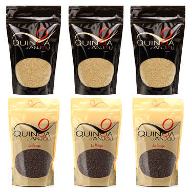 Assortiment découverte quinoa français d'Anjou Assortiment découverte quinoa français d'Anjou