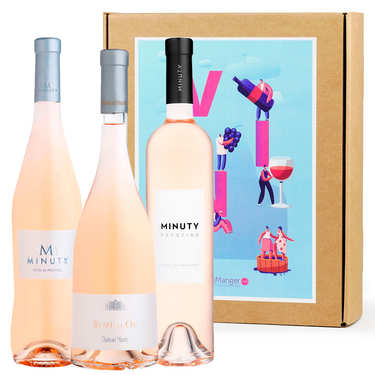 Box 3 vins rosés Château Minuty Box 3 vins rosés Château Minuty