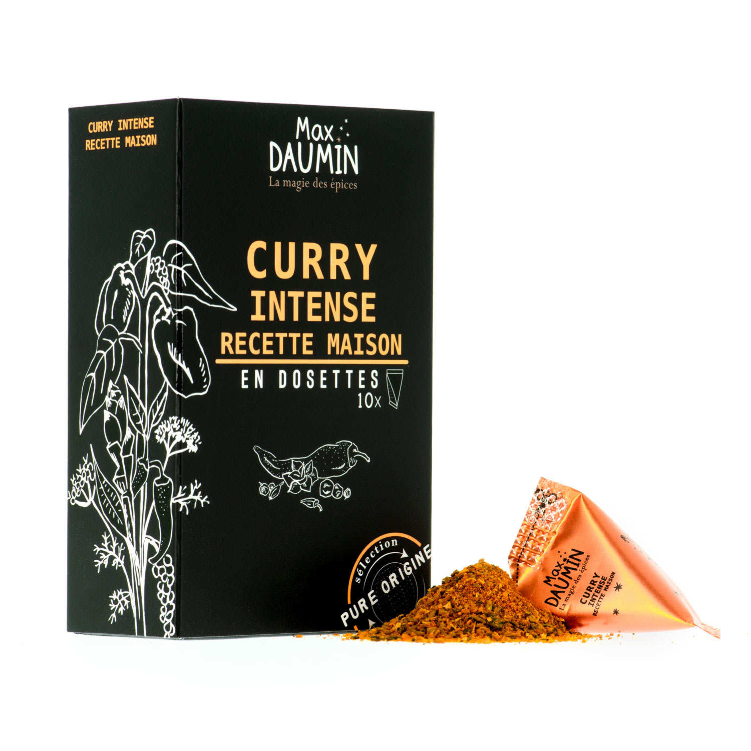 Intense Curry Pods Assembly of 9 spices Max Daumin