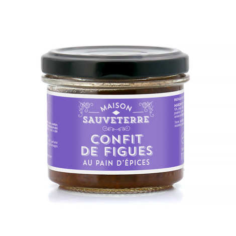 Maison Sauveterre - Confit de figues violettes au pain d'épices