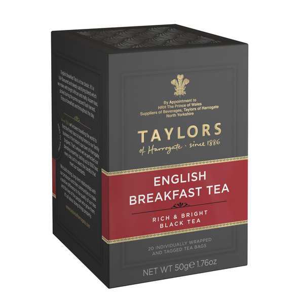 Taylors of Harrogate Yorkshire Red, 80 Teabags, (Pack of 5) :  Black Teas : Grocery & Gourmet Food